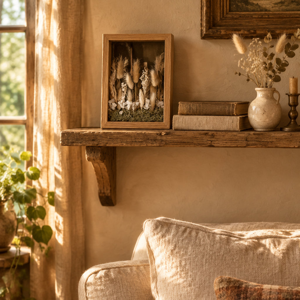 La Clairière – Cadre floral en relief | Collection Soria