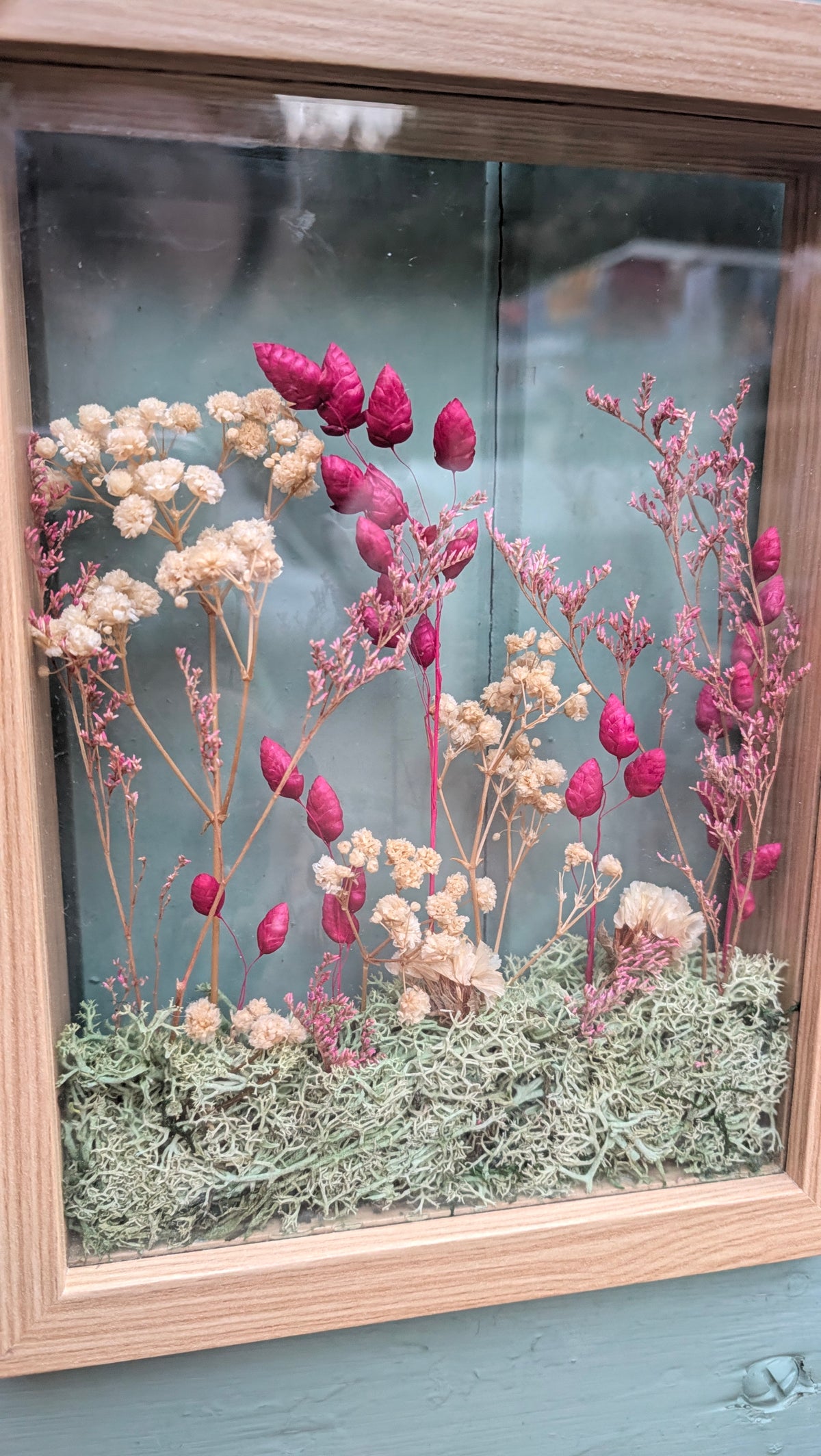 Le Jardin des Brumes – Cadre floral en relief | Collection Soria