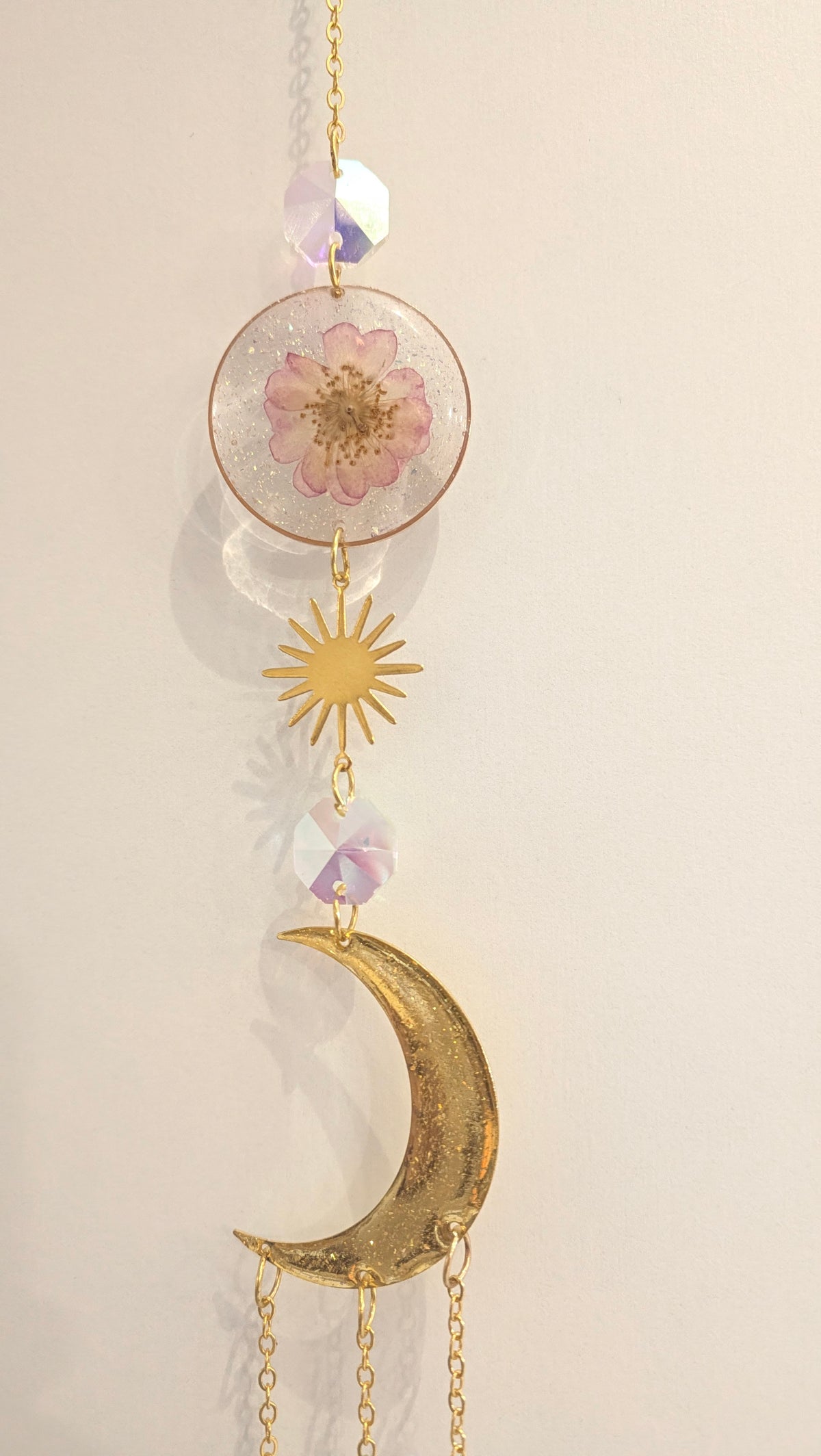 Sun Catcher fleuri – Attrape-soleil aux fleurs naturelles